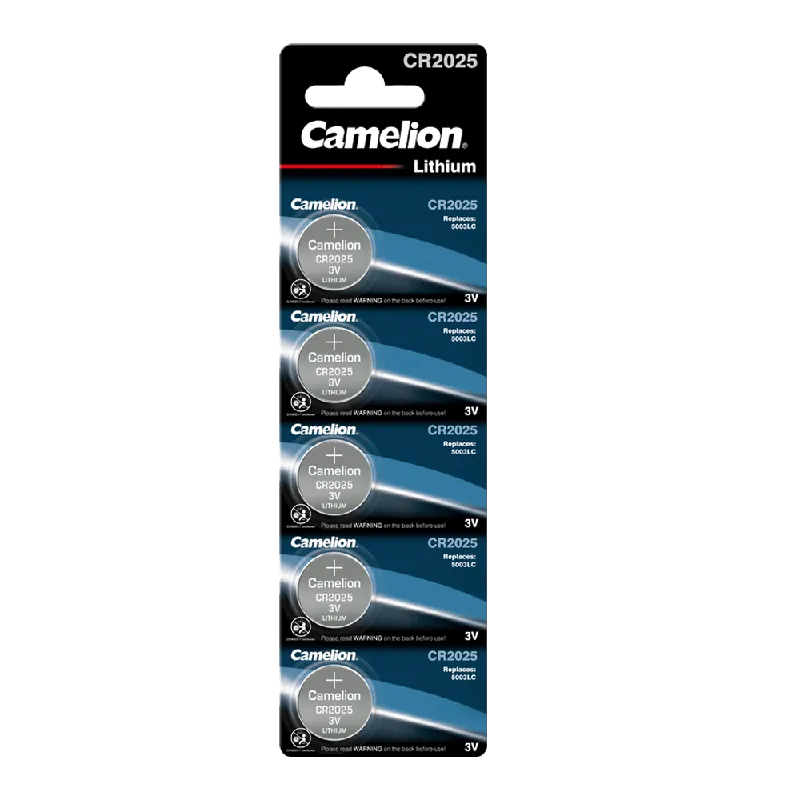 Camelion CR2025 Lithium Knopfzelle (5er Blister) Neuheit