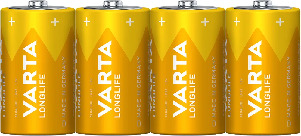 Beliebt Varta Mono D Longlife Mono D Batterie 4920 LR20 (4er Folie)