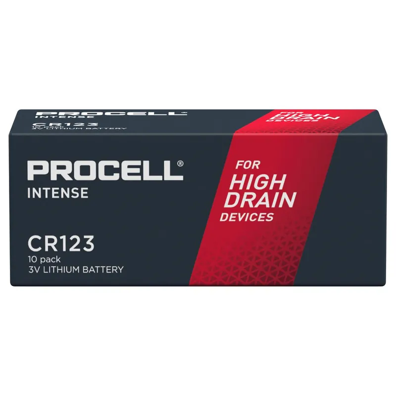 Preis Gesenkt Duracell Procell Intense Lithium CR123A 3V 10 Stck. (Box)