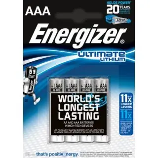 Energizer Ultimate Lithium L92 Micro AAA Batterie (4er Blister) Jetzt Kaufen