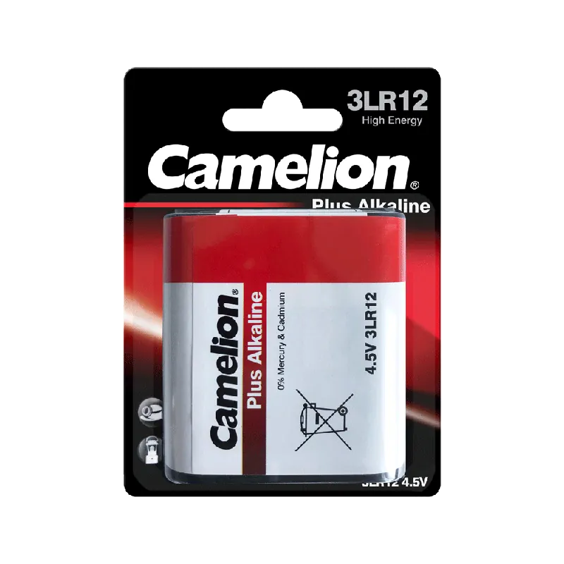 Preiswert Camelion PLUS 3LR12 MN1203 4,5Volt Block Alkaline Batterie (1er Blister)