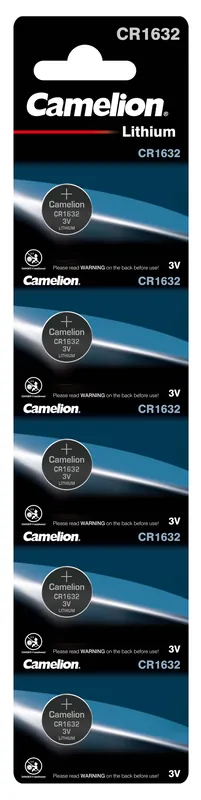 Camelion CR1632 Lithium Knopfzelle (5er Blister) Ausverkauf