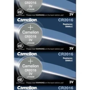Camelion CR2016 Lithium Knopfzelle (5er Blister) Super-Preis