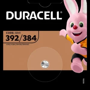 Jetzt Bestellen Duracell D 392/384 SR41 Uhrenknopfzelle Silberoxid 45mAh 1,55V (1er Blister)