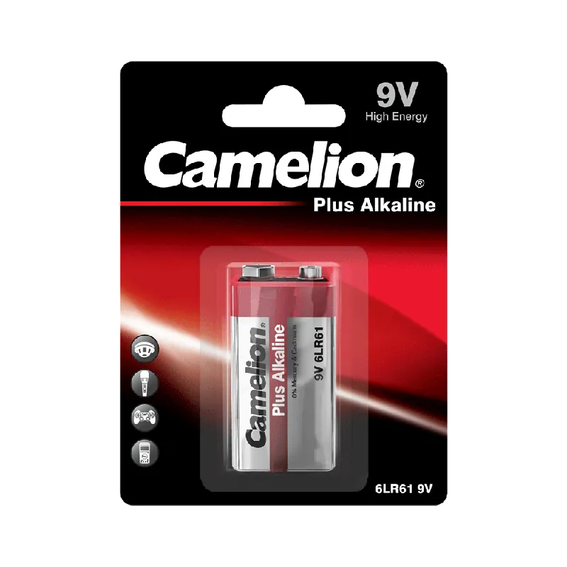 Camelion PLUS 6LR61 6LF22 9V Block Alkaline Batterie (1er Blister) Direkt Vom Hersteller