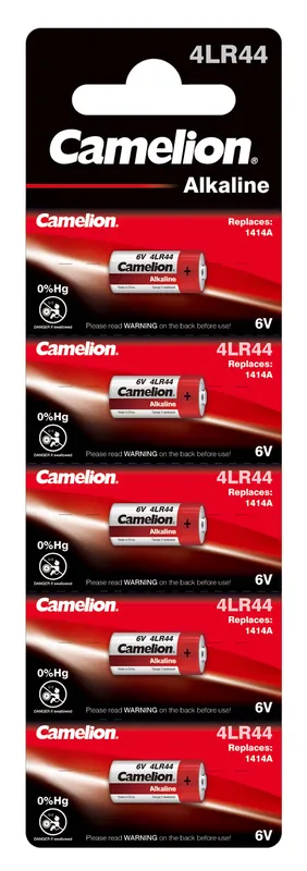 Camelion 4LR44 Alkali-Mangan Batterie (5er Blister) Geprüft