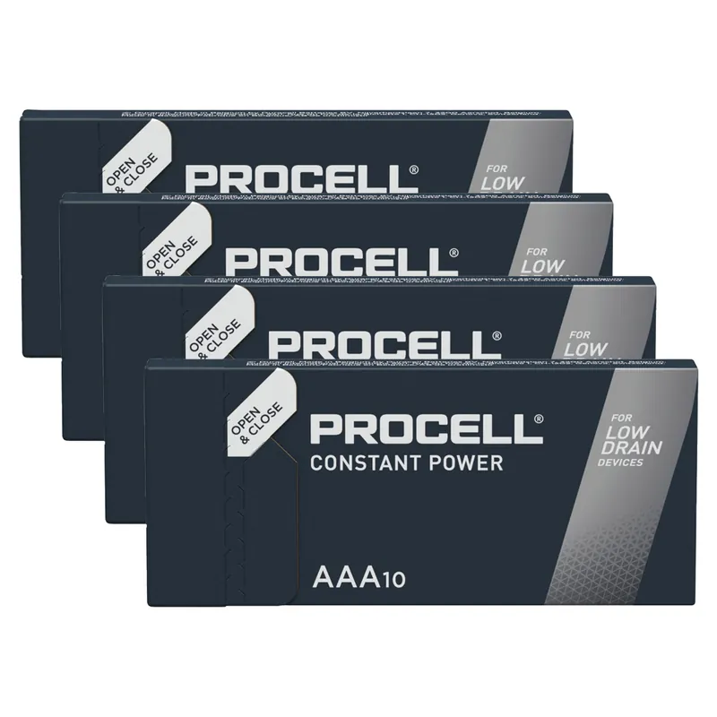 Finale Aktion Duracell Procell Constant Alkaline LR3 Micro AAA Batterie MN 2400 1,5V 40 Stk. (Box)
