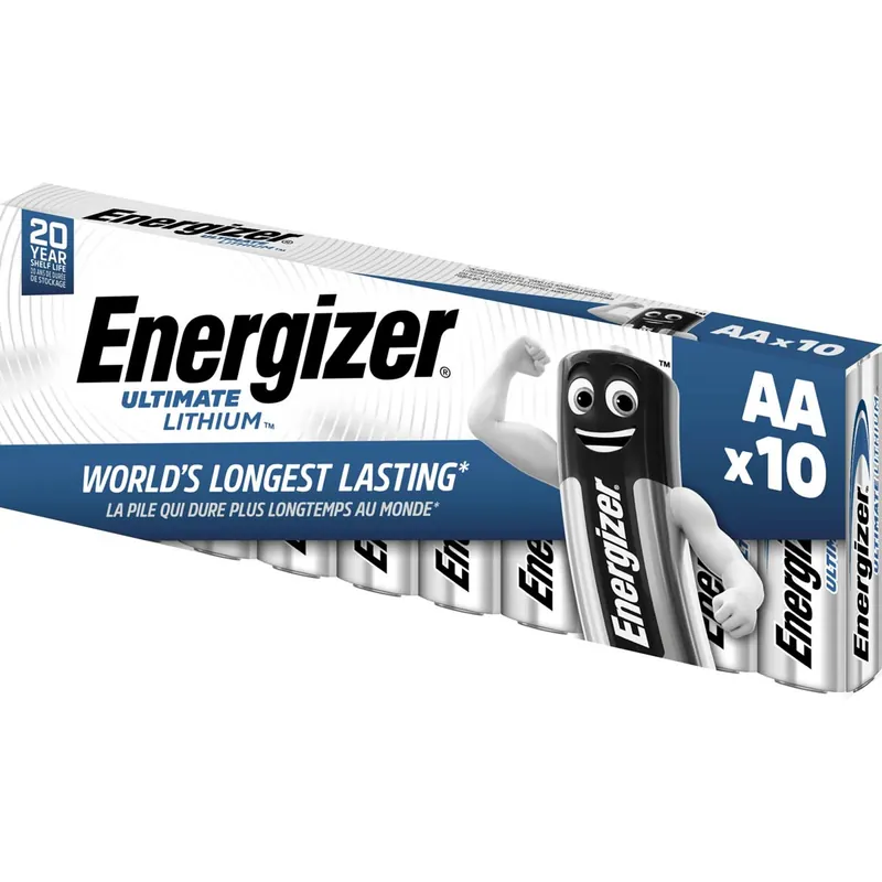 Energizer Ultimate Lithium L91 Mignon AA Batterie 10er Pack Preis Gesenkt
