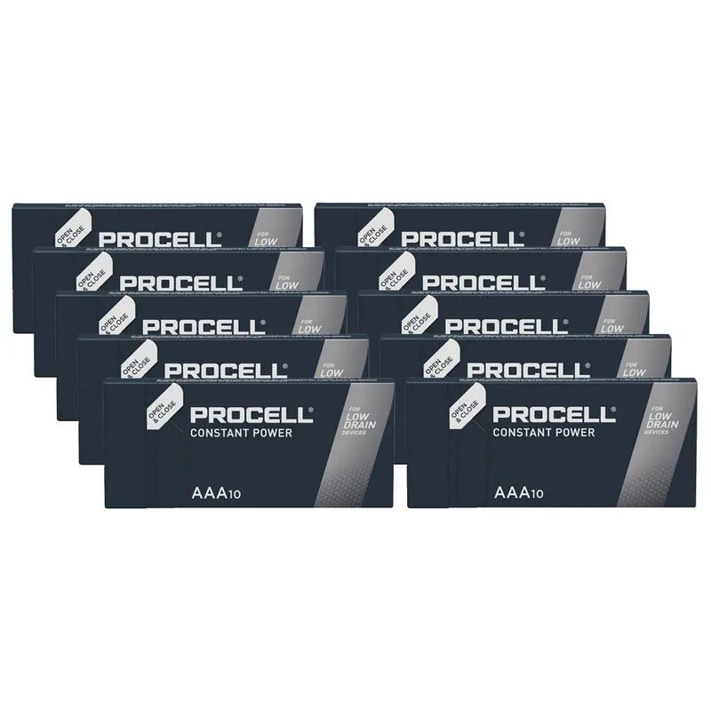 Duracell Procell Constant Alkaline LR3 Micro AAA Batterie MN 2400 1,5V 100 Stk. (Box) Günstig