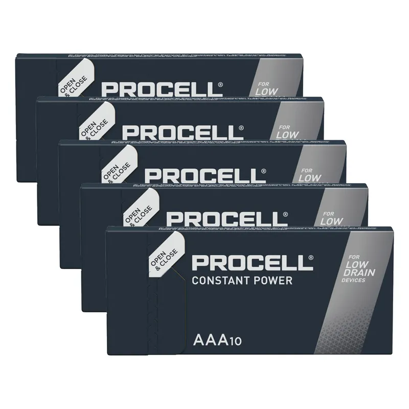 Duracell Procell Constant Alkaline LR3 Micro AAA Batterie MN 2400 1,5V 50 Stk. (Box) Ausverkauf