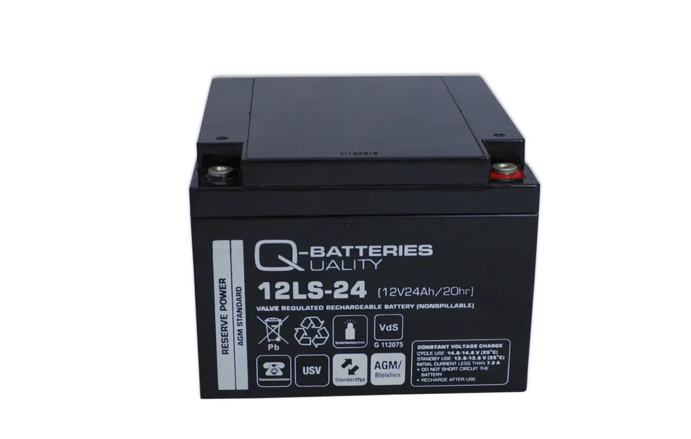 Top-Seller Ersatzakku für Alarmzentrale Satel Integra 64 AGM Batterie 12V 24Ah mit VdS
