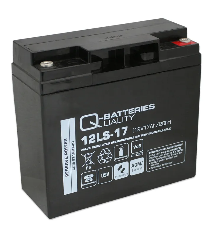 Ersatzakku für Alarmzentrale Satel Versa 10 AGM Batterie 12V 17Ah mit VdS Expressversand