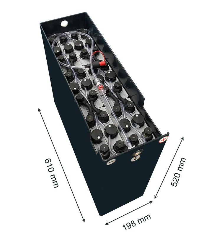 Nur Für Kurze Zeit Q-Batteries 24V Gabelstaplerbatterie 2 PzS 160 Ah (610 * 198 * 520mm L/B/H) Trog 57004144 inkl. Aquamatik