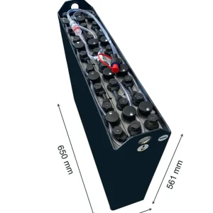Wochenendangebot Q-Batteries 24V Staplerbatterie für Hubwagen 2 PzB 130 Ah 650 x 145 x 561mm inkl. Aquamatik
