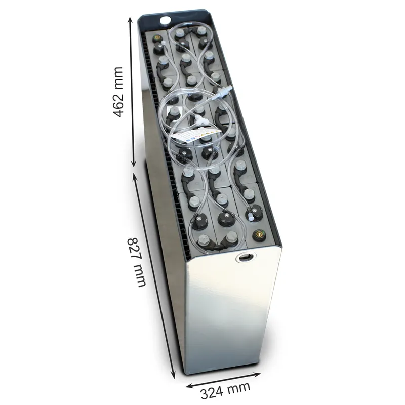 Nur Für Kurze Zeit Q-Batteries 24V Gabelstaplerbatterie 5 PzS 400 Ah DIN A (827 * 324 * 462mm L/B/H) Trog 57014066 inkl. Aquamatik