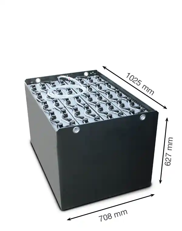Direkt Vom Hersteller Q-Batteries 80V Gabelstaplerbatterie 4 PzS 500 DIN A (1025 x 708 x 627) Trog 57019017 inkl. Aquamatik
