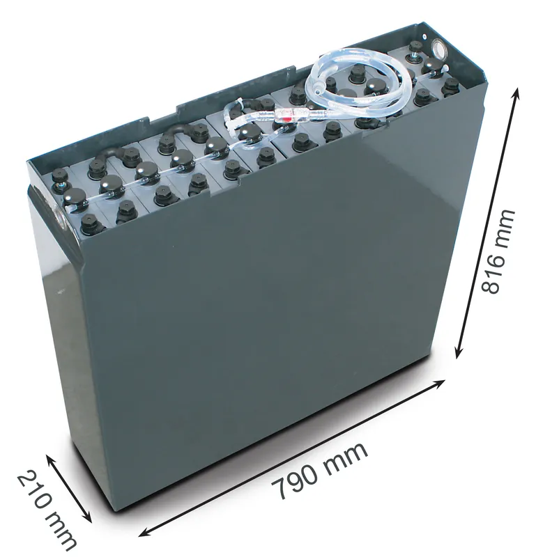 Q-Batteries 24V Gabelstaplerbatterie 3 PzS 465 Ah (790 x 210 x 816mm L/B/H) Trog 57074068 inkl. Aquamatik Preiswert