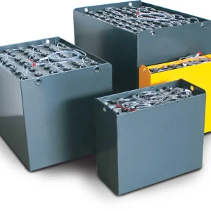 Abverkauf Q-Batteries 48V Gabelstaplerbatterie 3 PzS 270 Ah (985 * 417 * 670mm L/B/H) Trog 40332700 inkl. Aquamatik