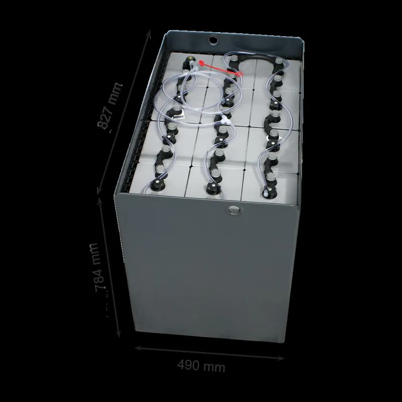 Heißes Angebot Q-Batteries 24V Gabelstaplerbatterie 7 PzS 980 Ah DIN A (832 * 490 * 784mm L/B/H) Trog 57014067 inkl. Aquamatik