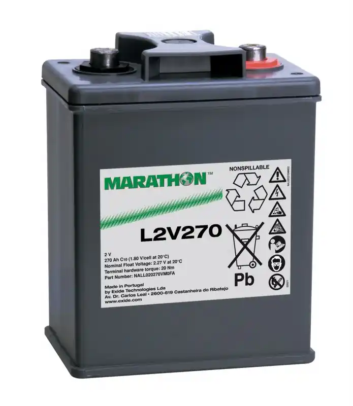 Exide Marathon L2V270 2V 270Ah AGM Blei Akku VRLA Sonderaktion