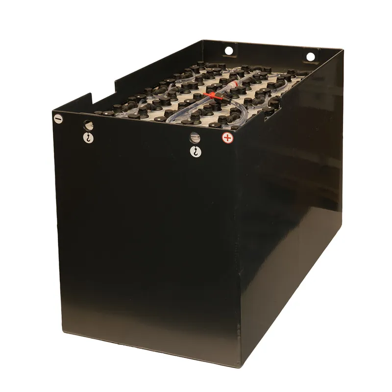 Finale Aktion Q-Batteries 48V Gabelstaplerbatterie 4 PzS 500 Ah (985 * 522 * 651mm L/B/H) Trog 40628500 inkl. Aquamatik