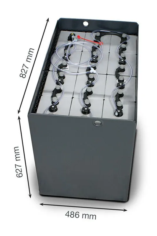 Mega-Angebot Q-Batteries 24V Gabelstaplerbatterie 7 PzS 875 Ah DIN A (827 * 486 * 627mm L/B/H) Trog 57014037 inkl. Aquamatik, ACHTUNG Mindestbatteriegewicht beachten! ähnlich DIN A