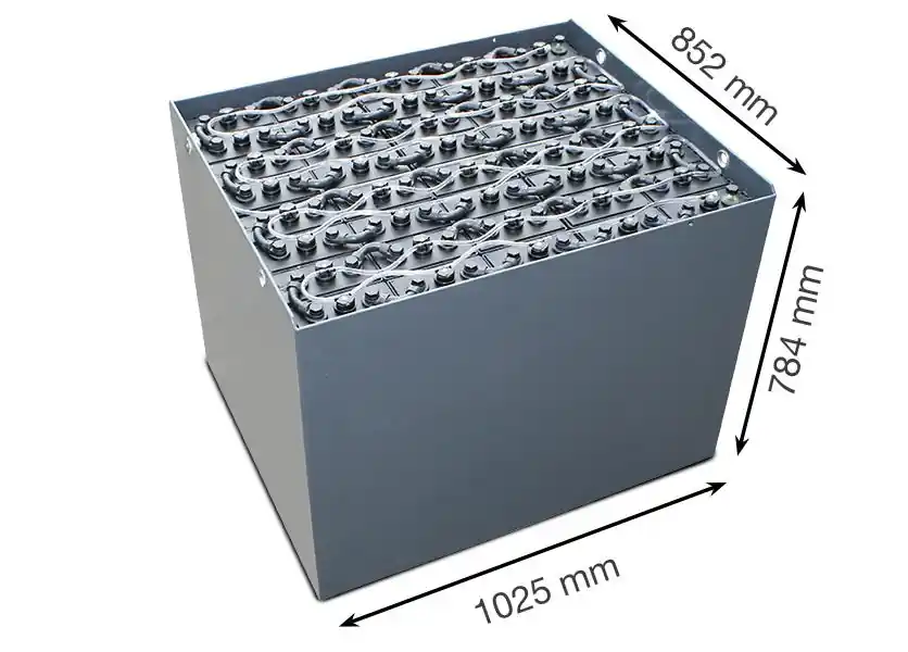 Sonderaktion Q-Batteries 80V Gabelstaplerbatterie 5 PzS 625 Ah DIN A (1025 * 852 * 784mm L/B/H) Trog 57019024 inkl. Aquamatik; ACHTUNG Mindestbatteriegewicht beachten! ähnlich DIN A