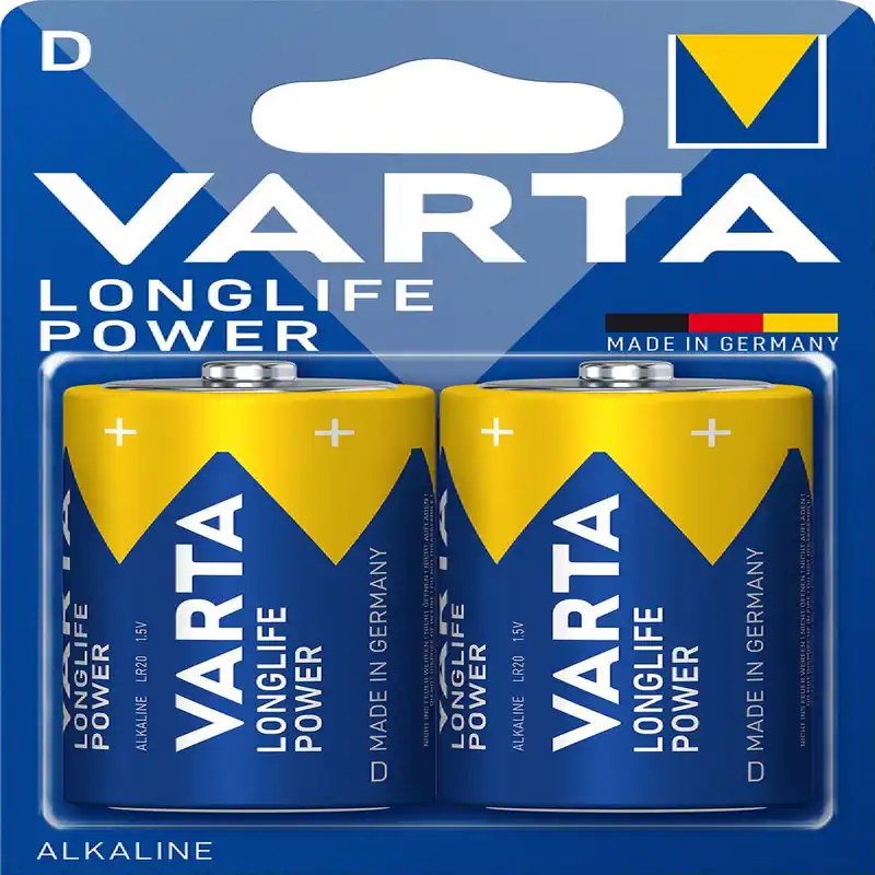 Varta Longlife Power Mono D Batterie 4920 LR20 (2er Blister) Bestseller