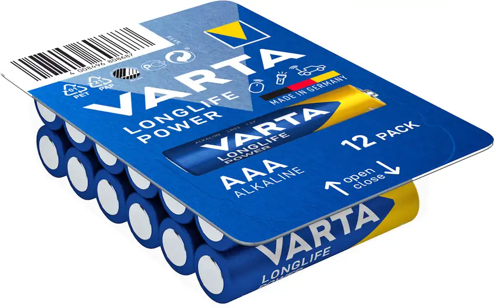 Varta Micro AAA Longlife Power Batterie 4703 LR03 Big Box (12er) Sichere Zahlung