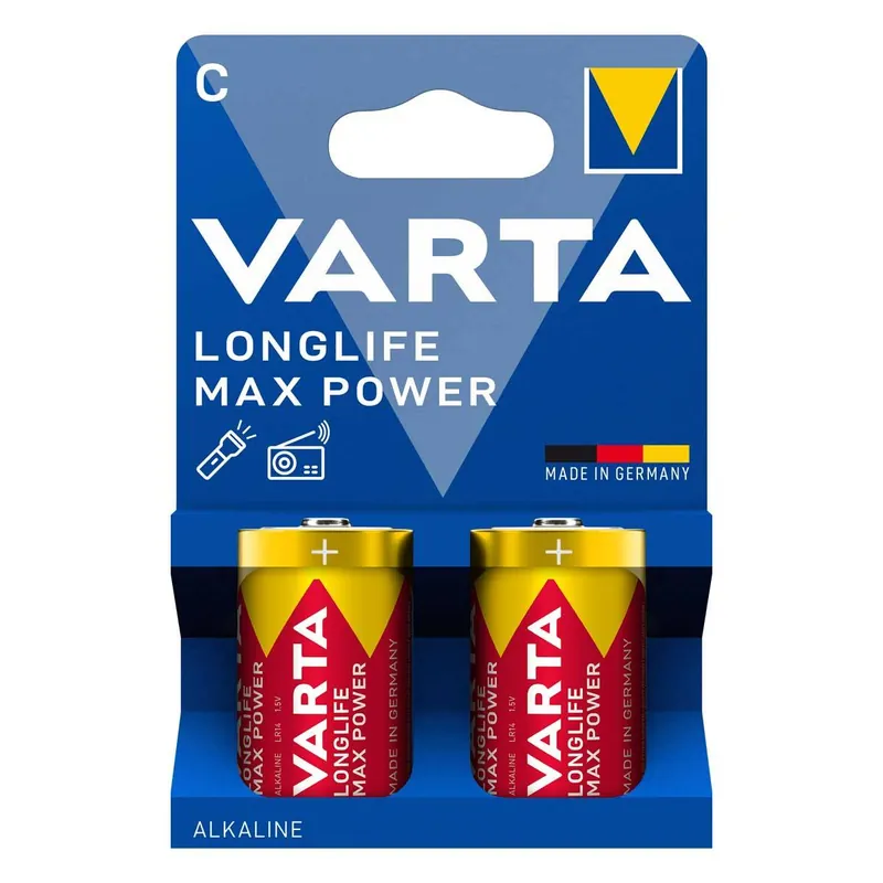 Ausverkauf Varta Baby C Longlife Max Power Batterie 4914 LR14 (2er Blister)