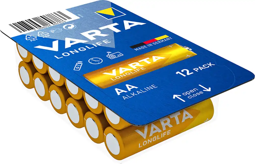 Bestpreis Varta Mignon AA Longlife Batterie 4906 LR6 Big Box (12er)