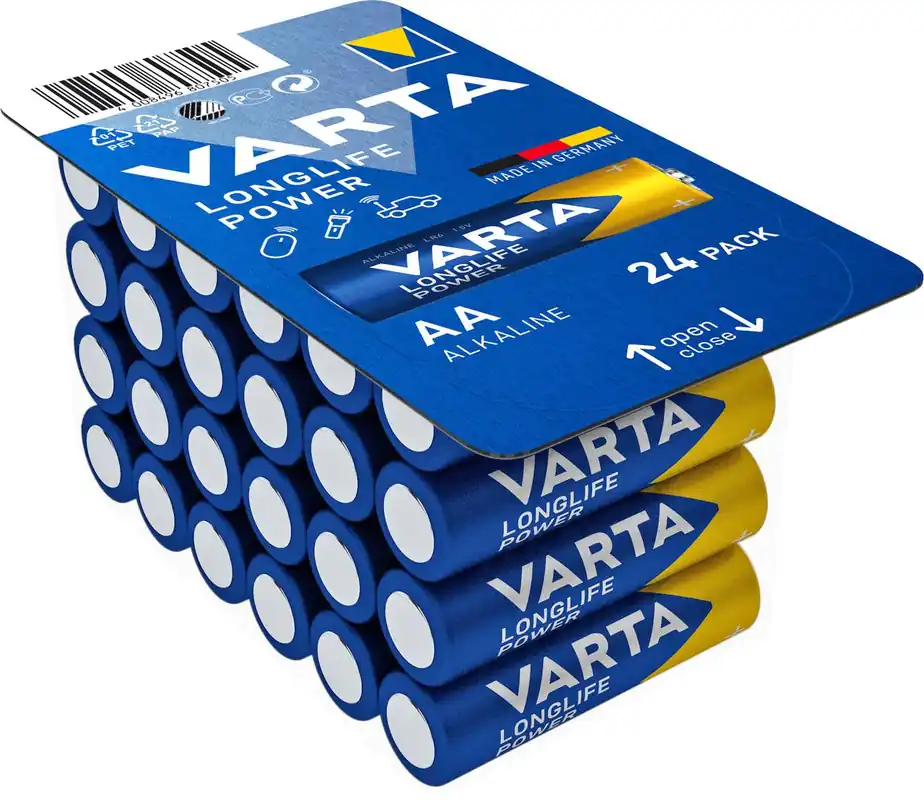 Abverkauf Varta Longlife Power AA Cube Pack 24
