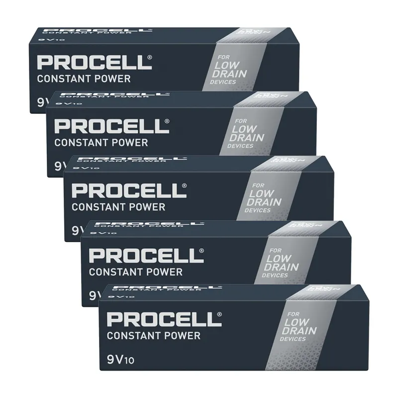 Duracell Procell Constant Alkaline 6LR61 9V Block MN 1604 9V 50 Stk. (Box) Billig