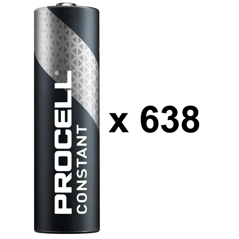 Aktuell Duracell Procell Constant Alkaline LR6 Mignon AA Batterie MN 1500 1,5V 638 Stk. (VPE)
