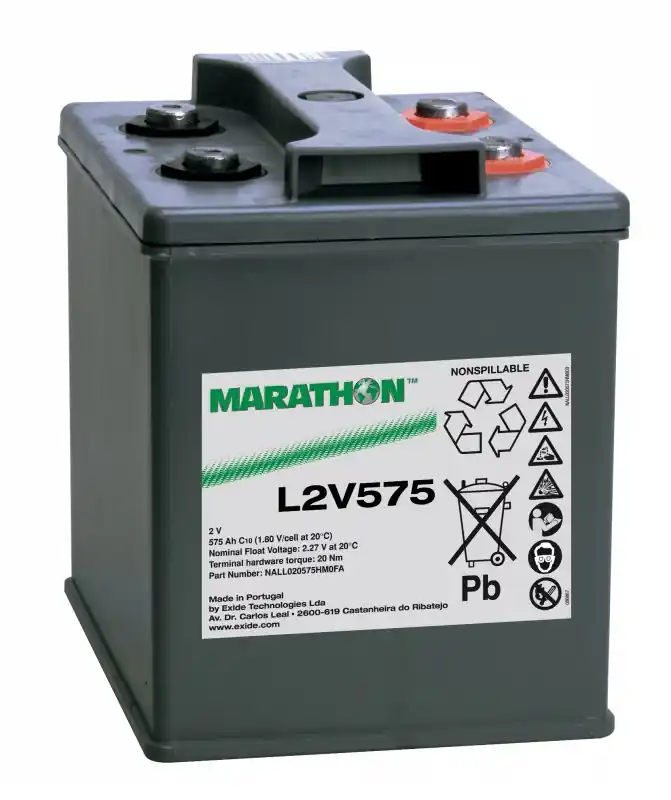 Exide Marathon L2V575 2V 575Ah AGM Blei Akku VRLA Rabatt
