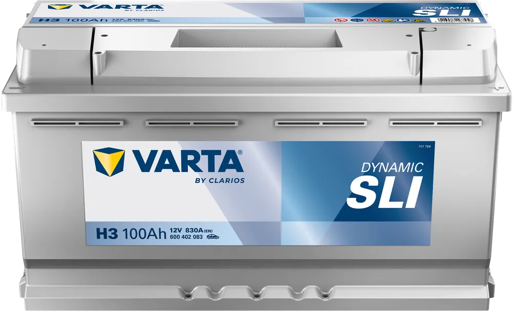 VARTA H3 Silver Dynamic 100Ah 830A Autobatterie 600 402 083 Sichere Zahlung