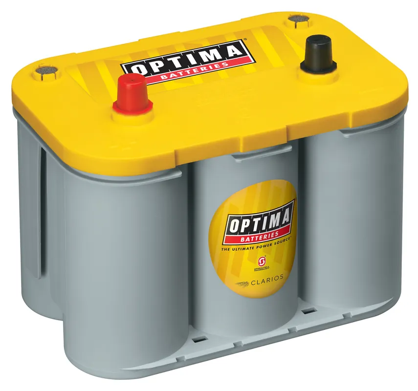 Optima Yellow Top YT S - 4.2, 12V 55Ah, AGM Zyklenfest, Spiralcell Technologie Nur Heute