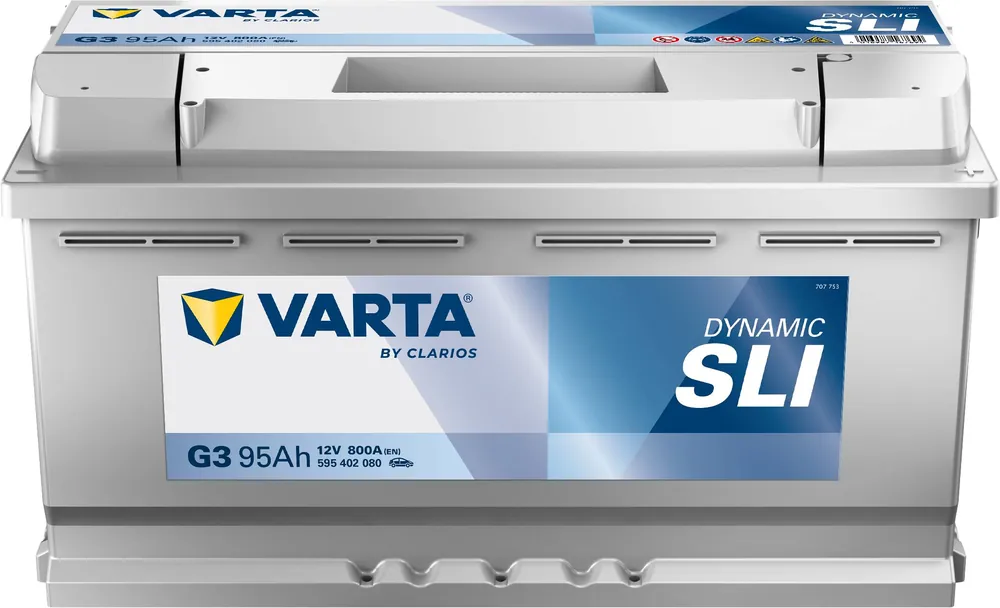 Solange Der Vorrat Reicht VARTA G3 Blue Dynamic 95Ah 800A Autobatterie 595 402 080