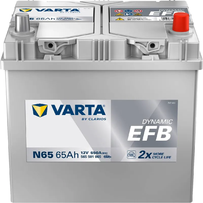 Sonderangebot VARTA N65 Blue Dynamic EFB 65Ah 650A Autobatterie Start-Stop 565 501 065