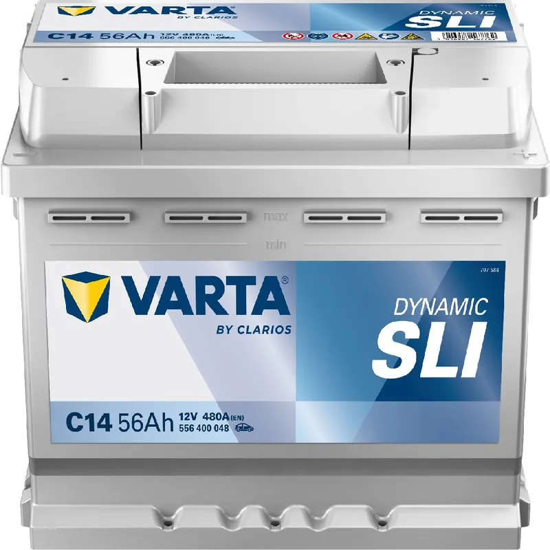 Aktuell VARTA C14 Black Dynamic 56Ah 480A Autobatterie 556 400 048