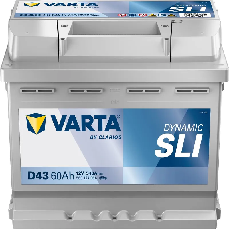 Begrenztes Angebot VARTA D43 Blue Dynamic 60Ah 540A Autobatterie 560 127 054