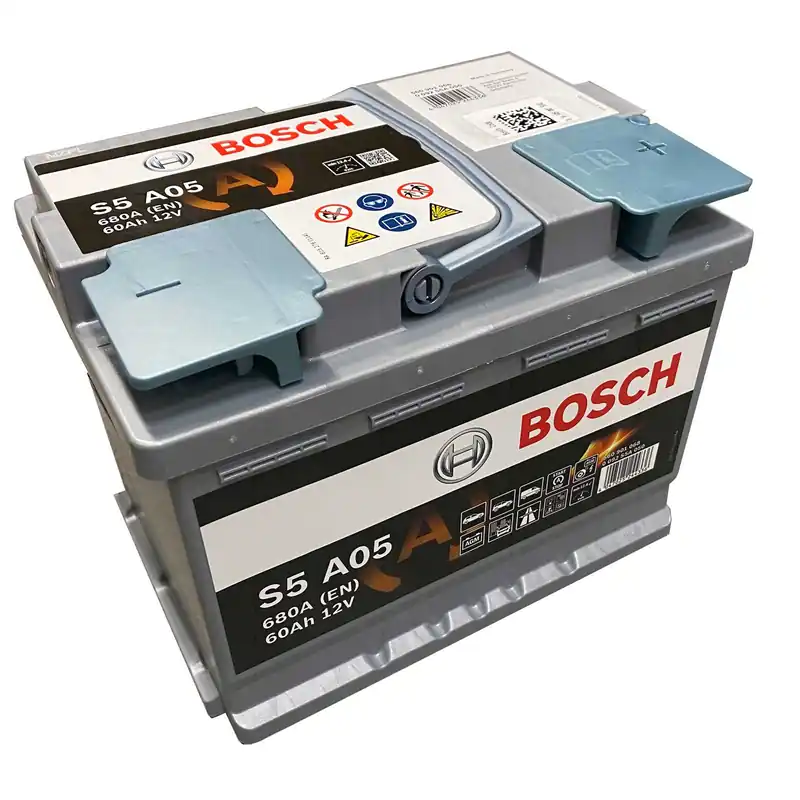 Geprüft Bosch S5 A05 Autobatterie AGM Start-Stop 12V 60Ah 680A