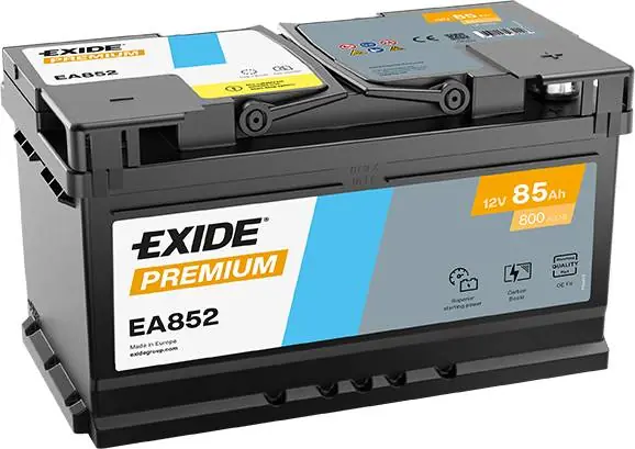 Preisknaller Exide EA852 Premium Carbon Boost 85Ah 800A Autobatterie
