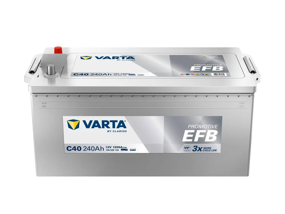 VARTA C40 ProMotive EFB 240Ah 1200A LKW Batterie 740 500 120 Mega-Angebot