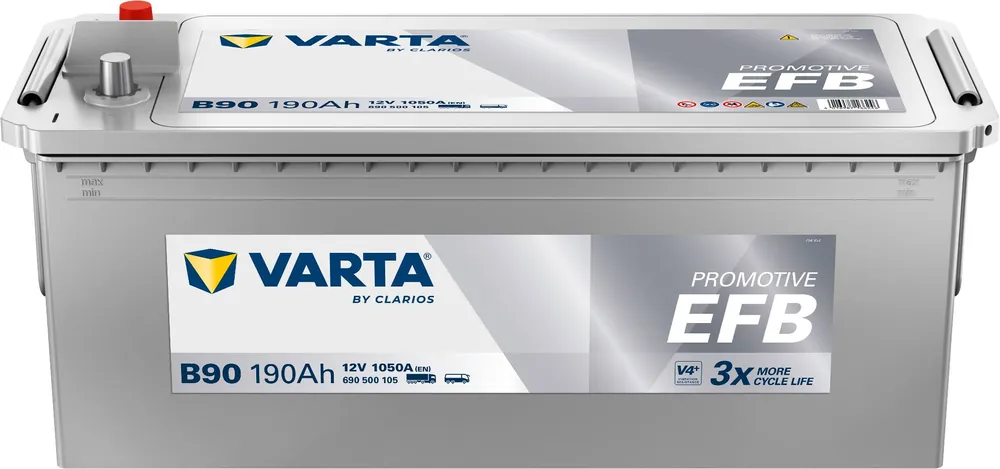 Letzte Chance VARTA B90 ProMotive EFB 190Ah 1050A LKW Batterie 690 500 105