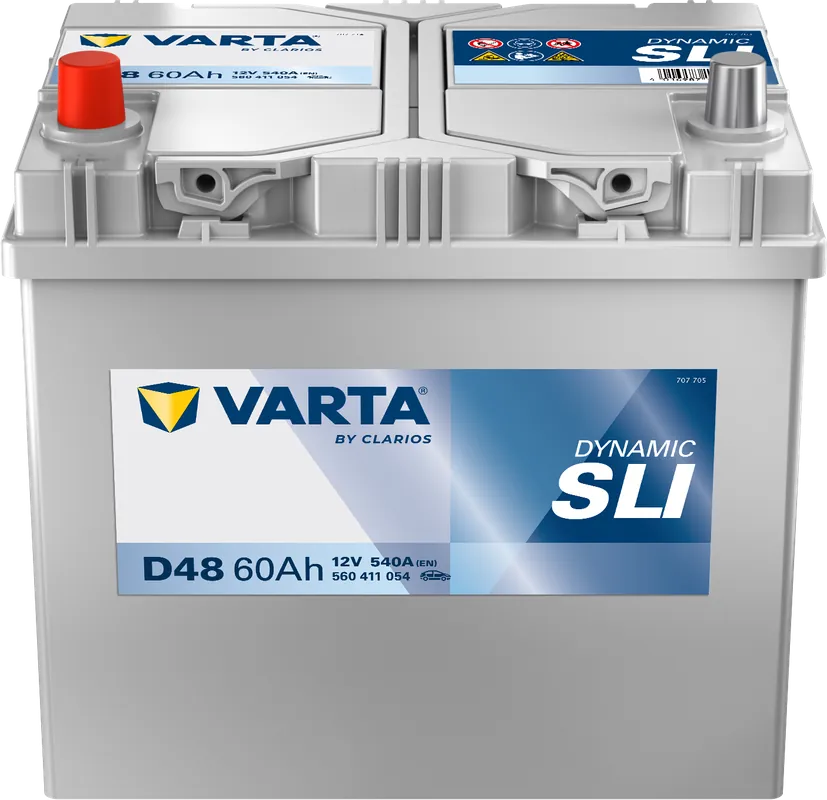 VARTA D48 Blue Dynamic 60Ah 540A Autobatterie 560 411 054 Abverkauf