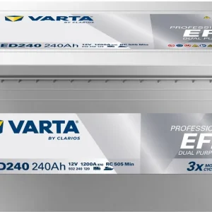 Aktuell Varta LED240 Professional EFB 12V 240Ah 1200A Versorgungsbatterie