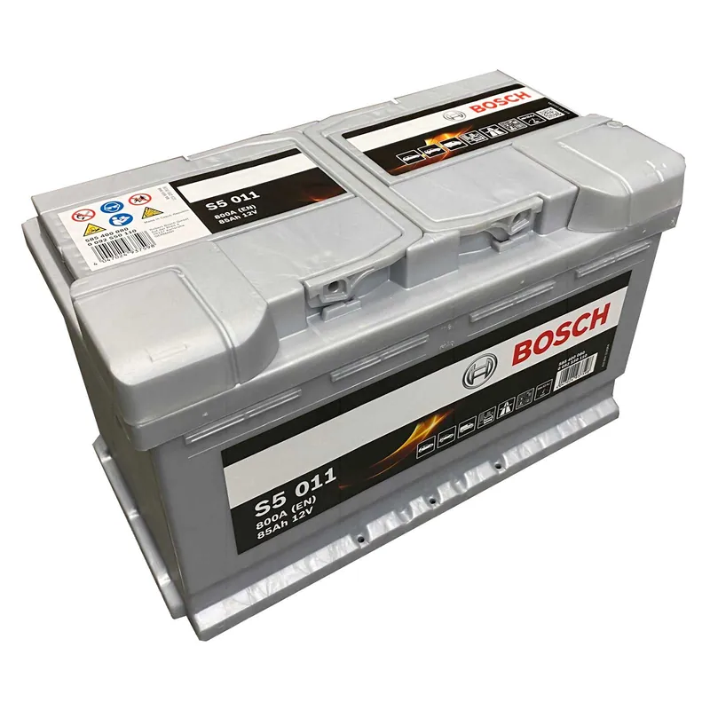 Echt Bosch S5 011 Autobatterie 12V 85Ah 800A