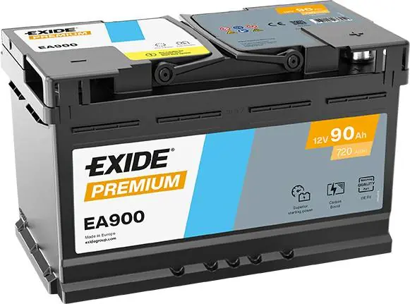 Heißes Angebot Exide EA900 Premium Carbon Boost 90Ah 720A Autobatterie