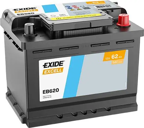 Exide EB620 Excell 62Ah 540A Autobatterie Finale Aktion